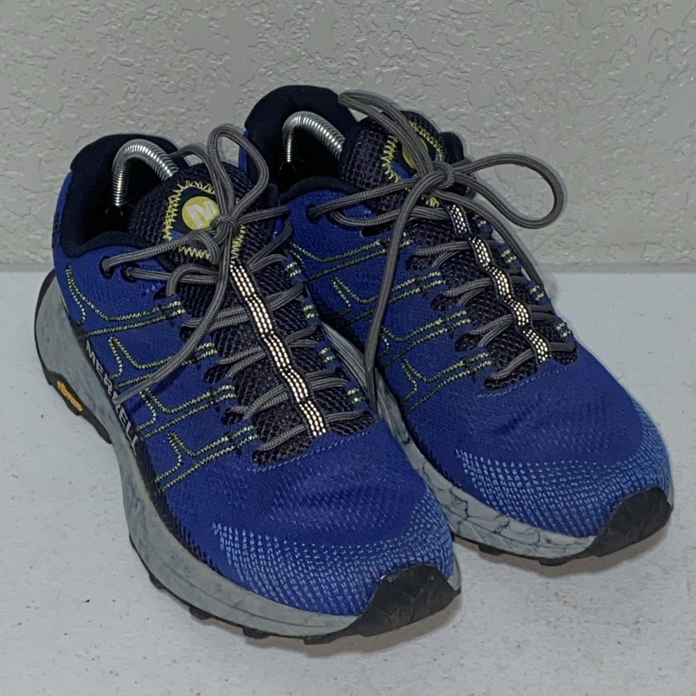 Merrell Moab Flight FloatPro Vibram Cobalt Blue Running Shoes Men's 8.5 JO66747